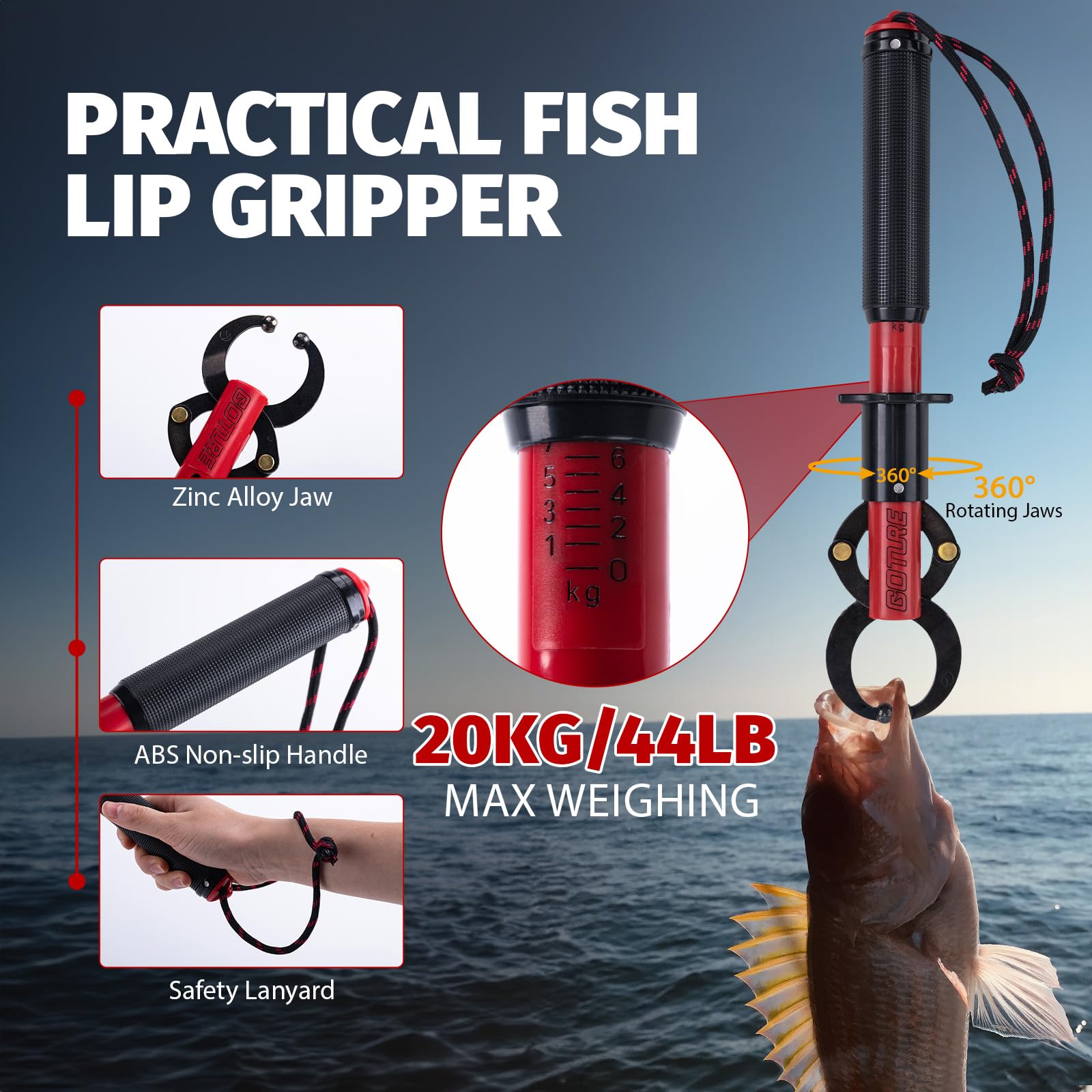 Goture Fishing Accessories Fis - مراجعة Fishing Hook Remover وسعره