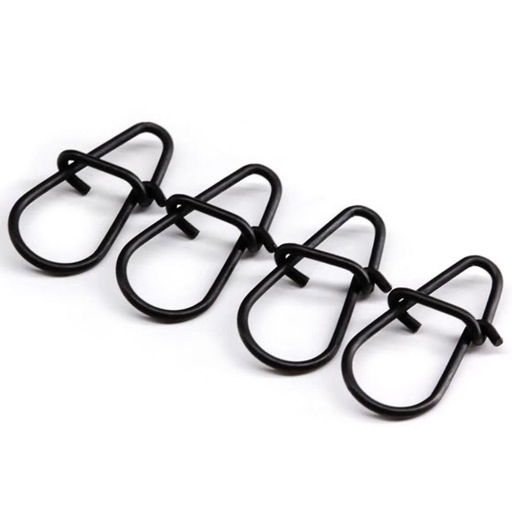 100Pcs/lot Matte black Snap Fi - مراجعة Fishing Hook Box وسعره
