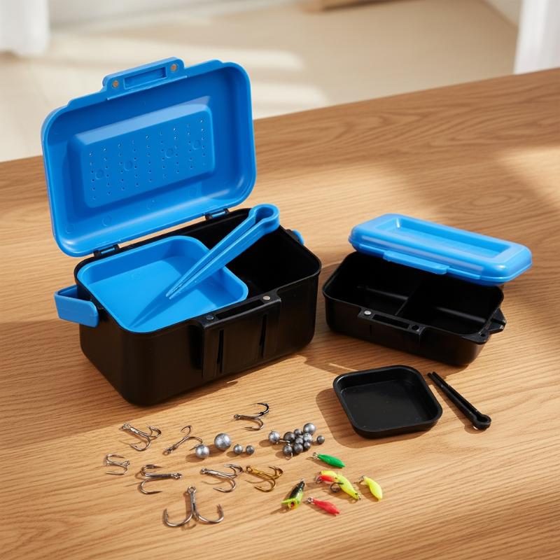 Waist Portable Fishing Tackle  - مراجعة Fishing Hook Box وسعره