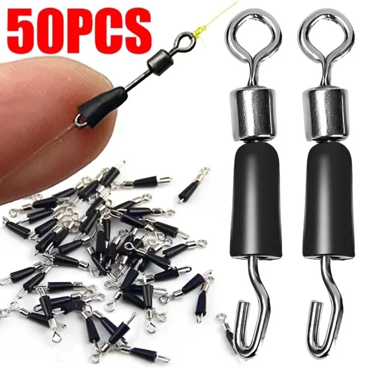 50pcs Carp Fishing Quick Chang - مراجعة Fishing Hook Jig وسعره