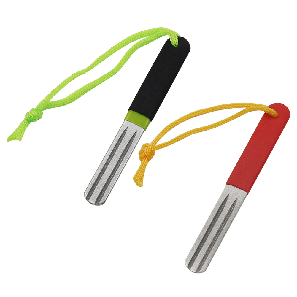Double Side Hook Hone Fishing  - مراجعة Fishing Hook Sharpener وسعره