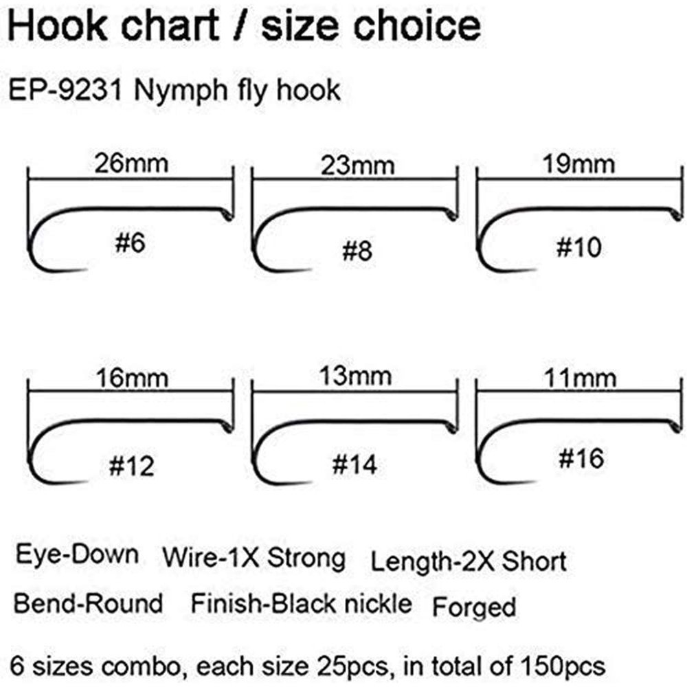 Aventik Eupheng 100PCS Competi - مراجعة Fishing Hook Barbless وسعره