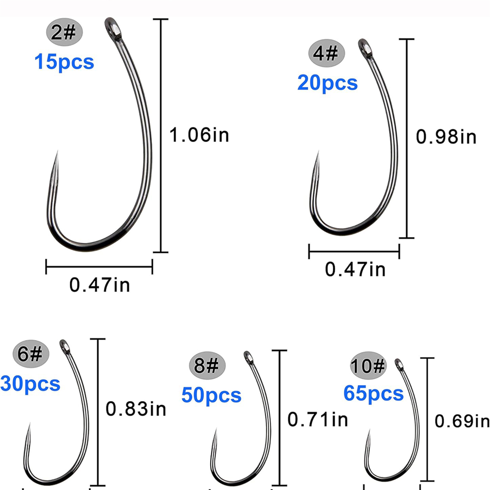 180PCS Barbless Fishing Hooks  - مراجعة Fishing Hook Circle وسعره