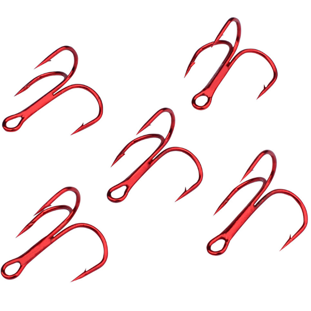 20pcs/lot Red 2/4/6/8/10# Fish - مراجعة Fishing Hook Offset وسعره