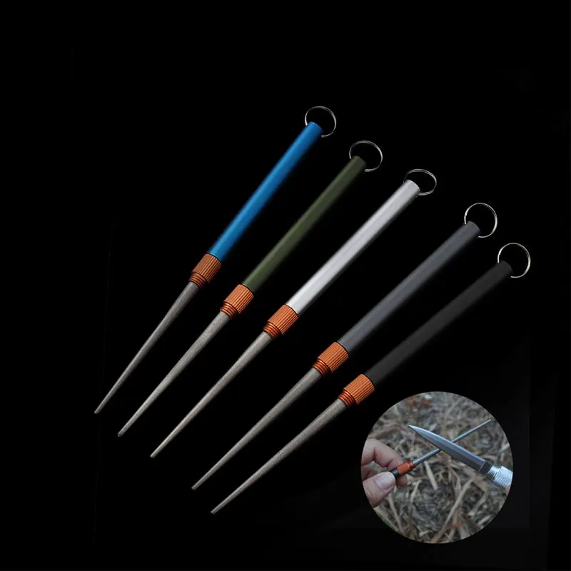 Outdoor Matte Mini EDC Knife S - مراجعة Fishing Hook Sharpener وسعره