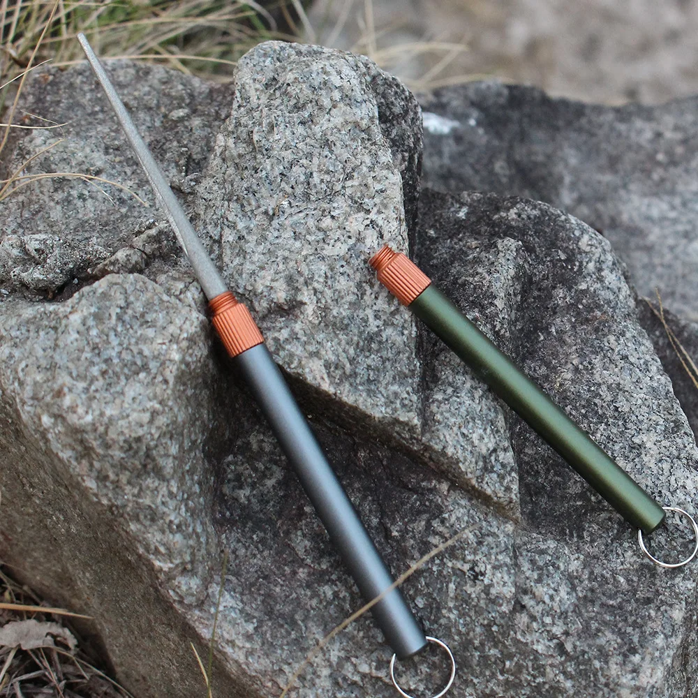 Outdoor Matte Mini EDC Knife S - مراجعة Fishing Hook Sharpener وسعره