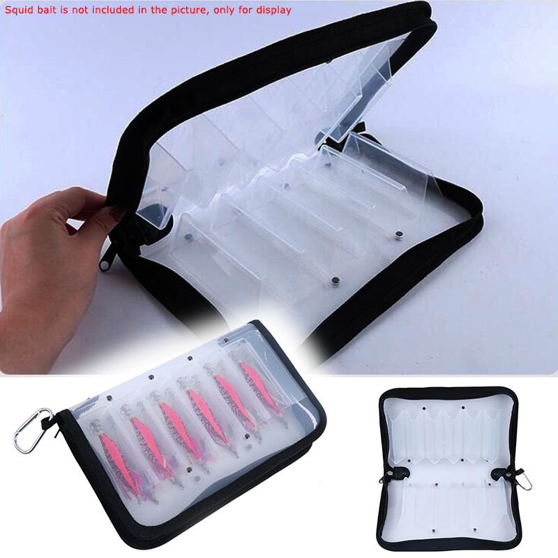 Plastic Transparent Visual Squ - مراجعة Fishing Hook Jig وسعره