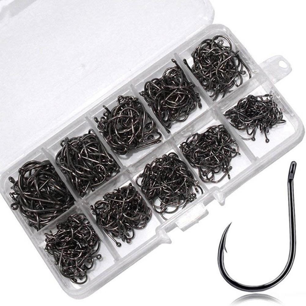 100/500pcs Fishing Hooks Set C - مراجعة Fishing Hook Circle وسعره