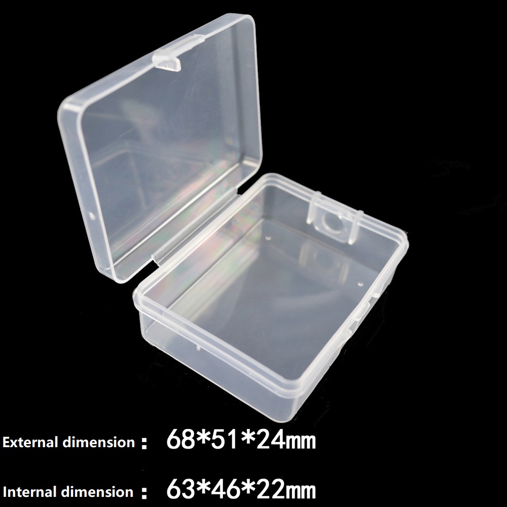 1pcs Transparent Plastic Stora - مراجعة Fishing Hook Box وسعره