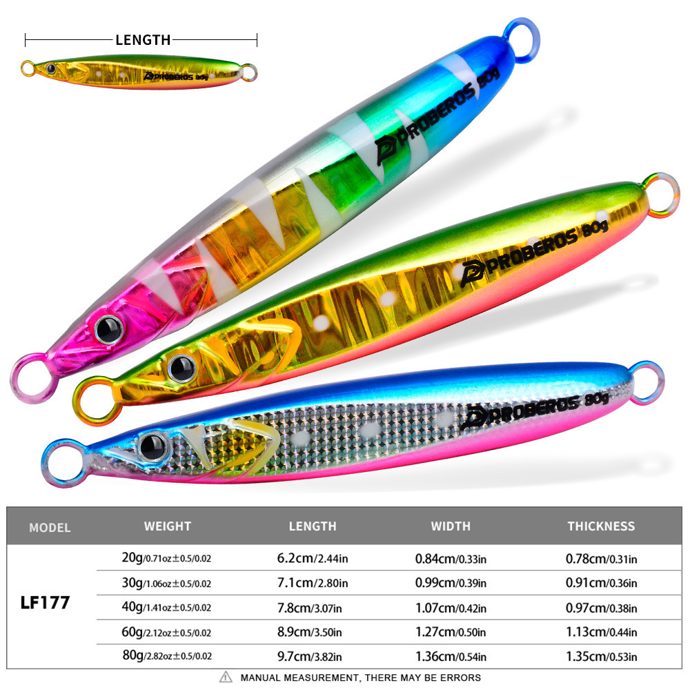 LHFSH Luminous Metal Jig Fishi - مراجعة Fishing Hook Treble وسعره