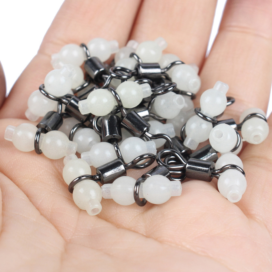 MNFT 100Pcs Luminous 3 Way Dur - مراجعة Fishing Hook Size وسعره