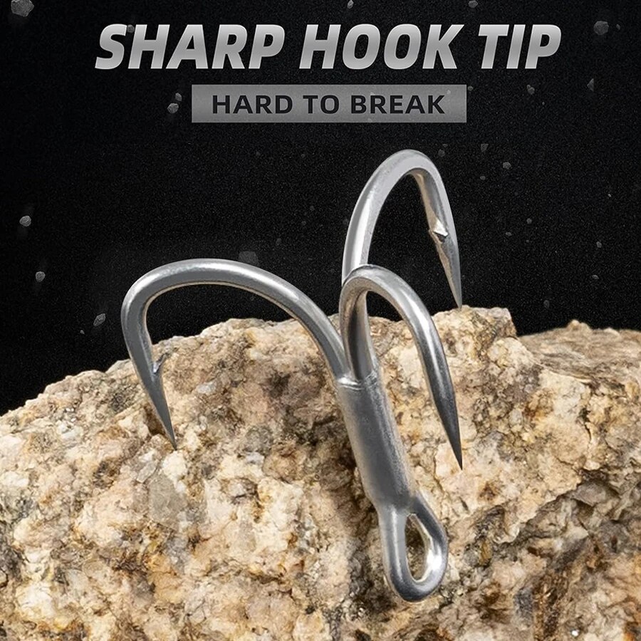 Fishing Treble Hooks High Carb - مراجعة Fishing Hook Barbless وسعره