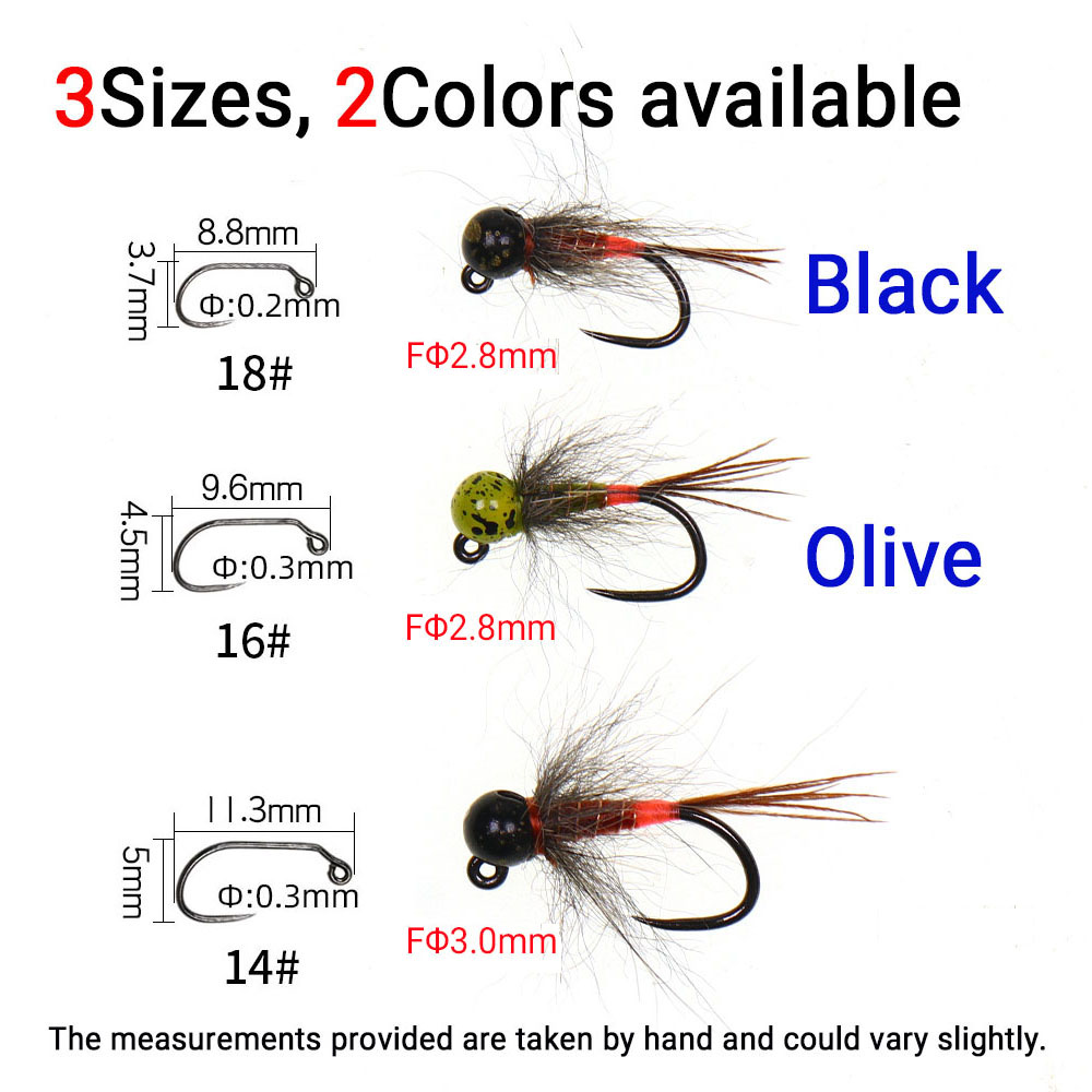 6PCS Jig Tungsten Bead Head Ny - مراجعة Fishing Hook Barbless وسعره