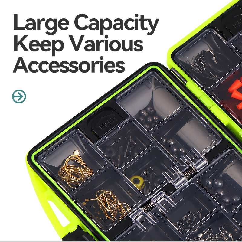WEIHE 185pcs fishing accessori - مراجعة Fishing Hook Box وسعره