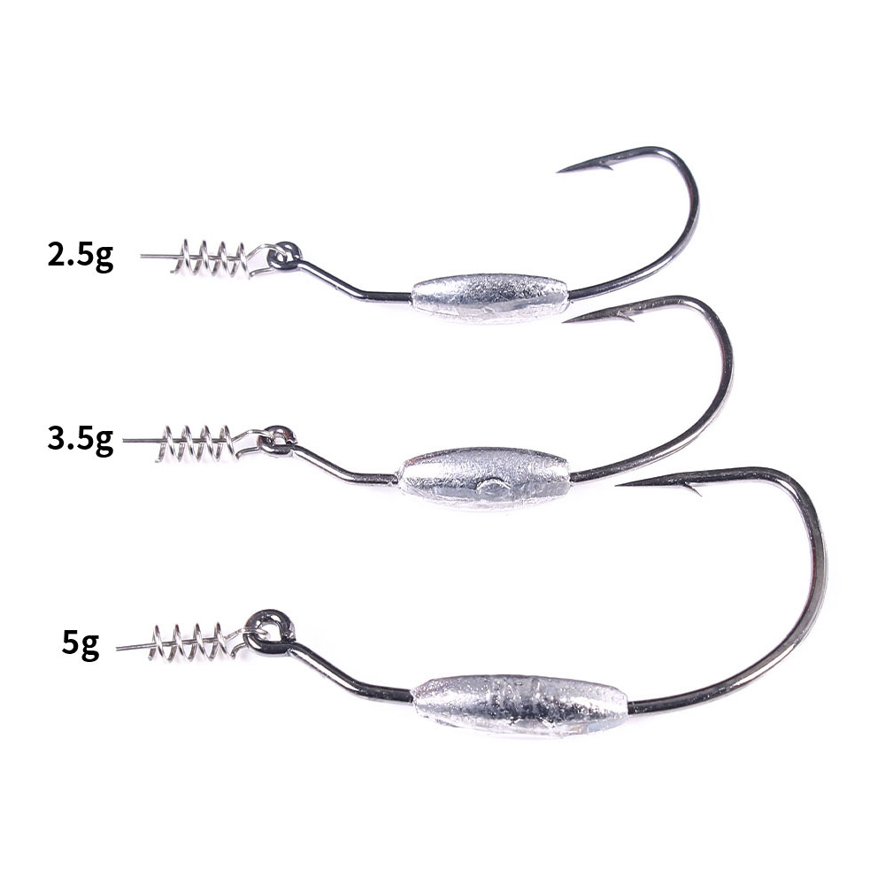 Anti-snagging Weighted Offset  - مراجعة Fishing Hook Offset وسعره