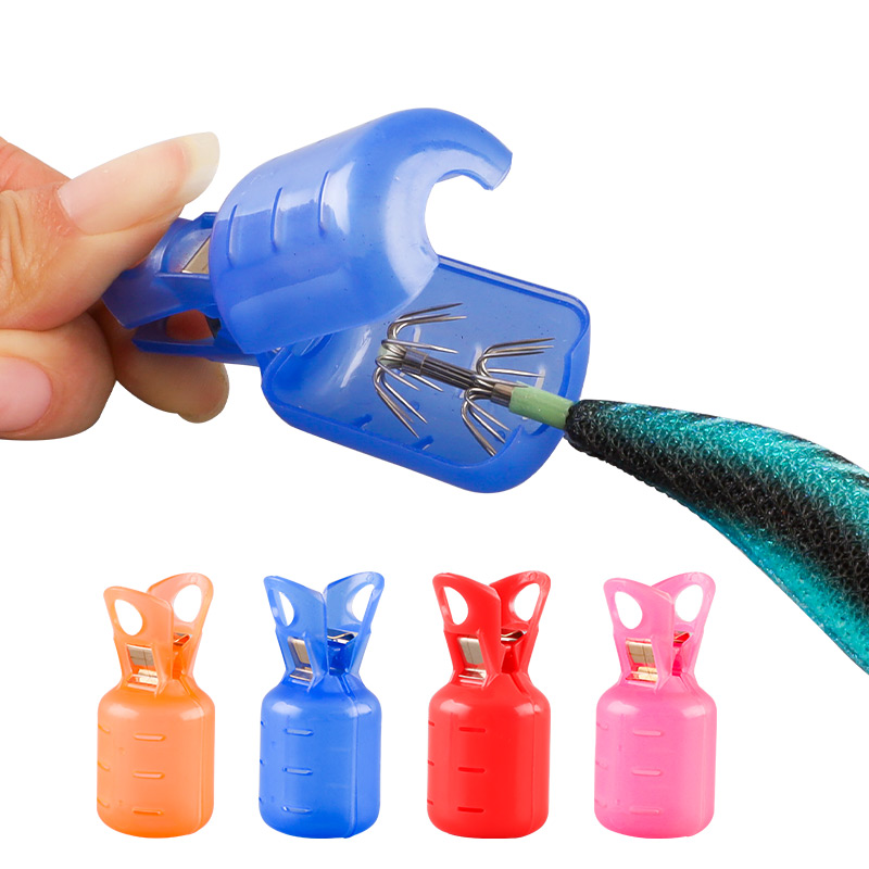 5pcs Squid Jig Hook Cover Anti - مراجعة Fishing Hook Jig وسعره