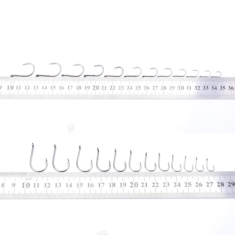 FTK CHINU Fishhook with ring b - مراجعة Fishing Hook Barbless وسعره