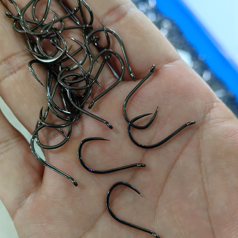 100 Pcs #1-#10 Freshwater Fish - مراجعة Fishing Hook Circle وسعره