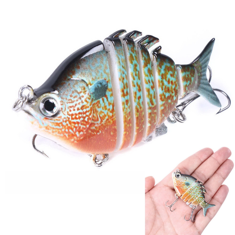 63mm 9.3g Lifelike Tilapia Swi - مراجعة Fishing Hook Treble وسعره
