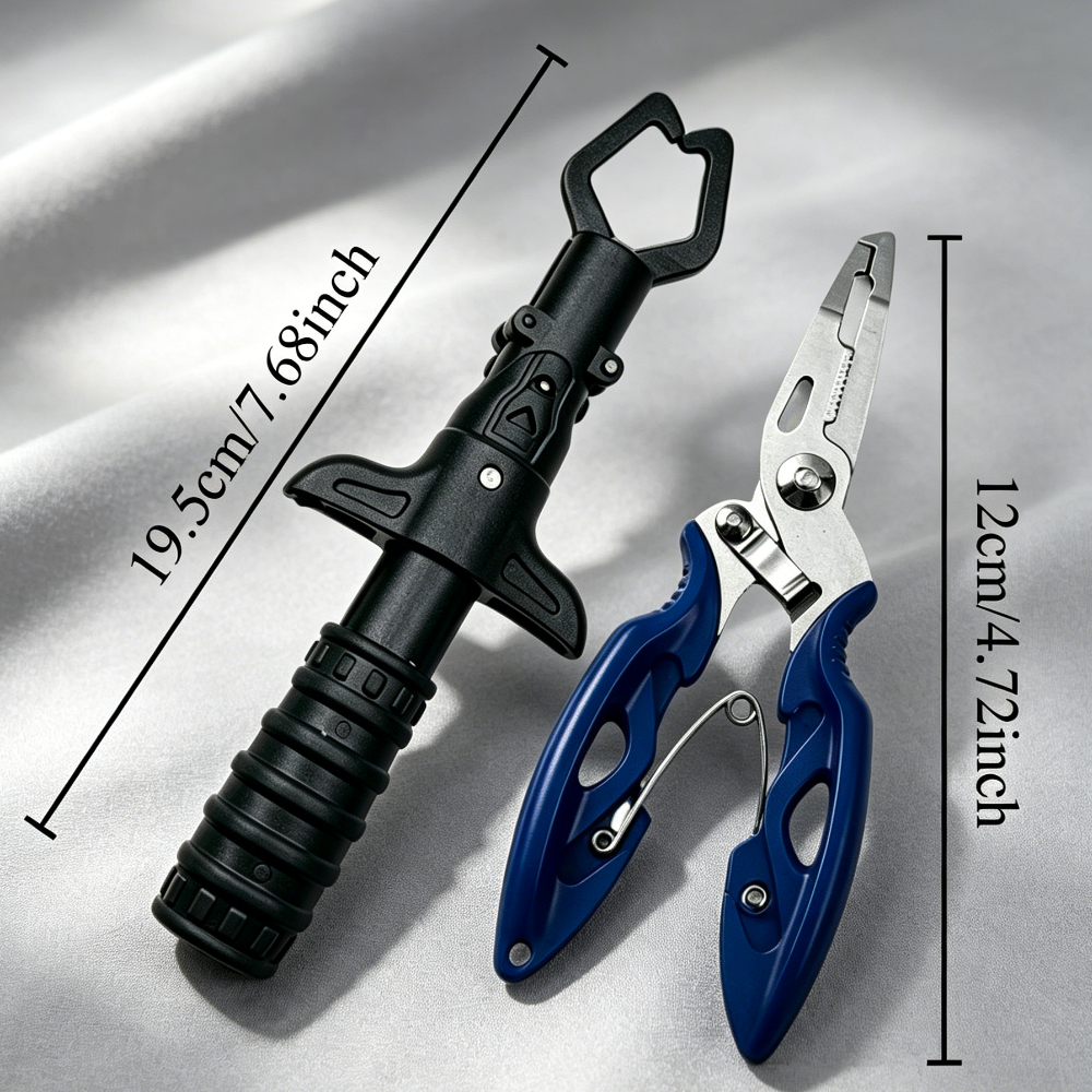1/2pcs Fishing Gripper and Pli - مراجعة Fishing Hook Remover وسعره