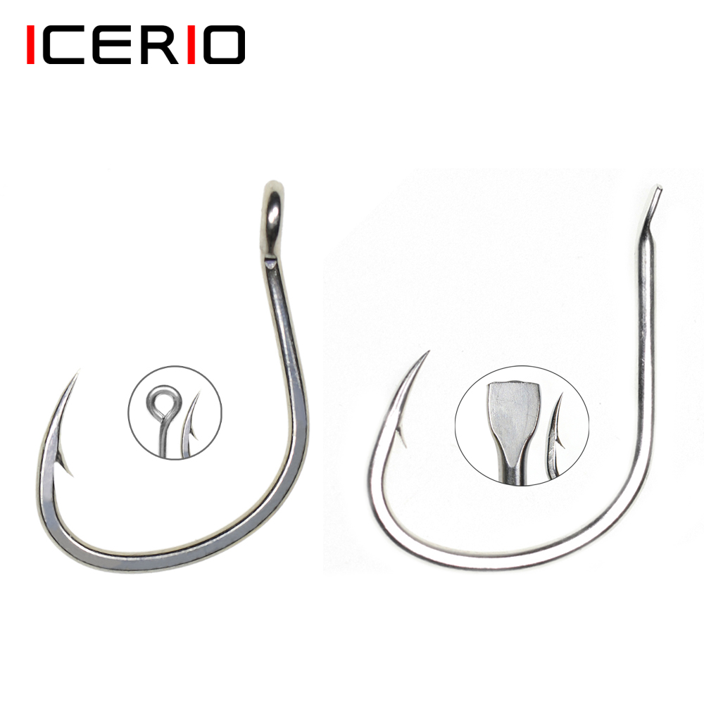ICERIO 10PCS Matte Tin Coating - مراجعة Fishing Hook Assortment وسعره
