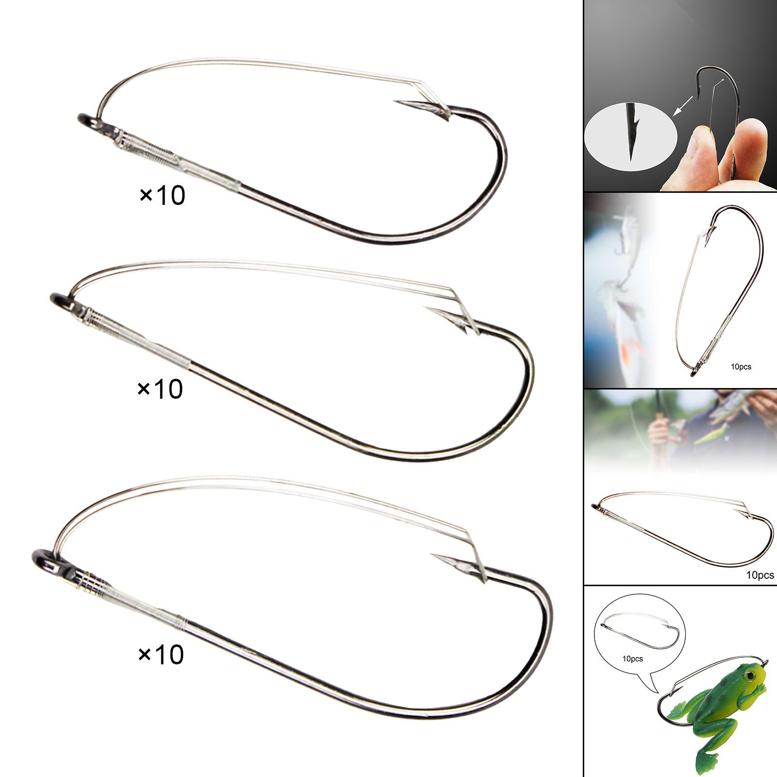 Wide Gap Weedless Fishing Hook - مراجعة Fishing Hook Weedless وسعره