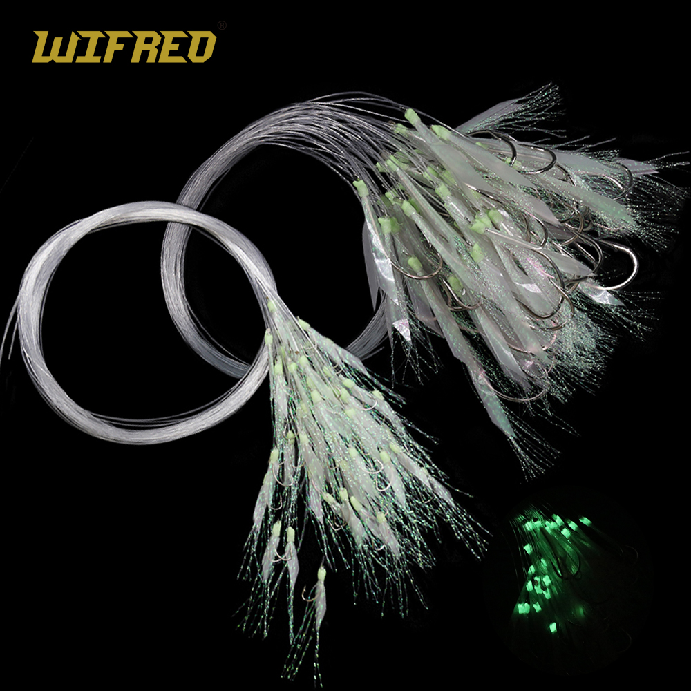 WIFREO 50pc Luminous Simulated - مراجعة Fishing Hook Circle وسعره