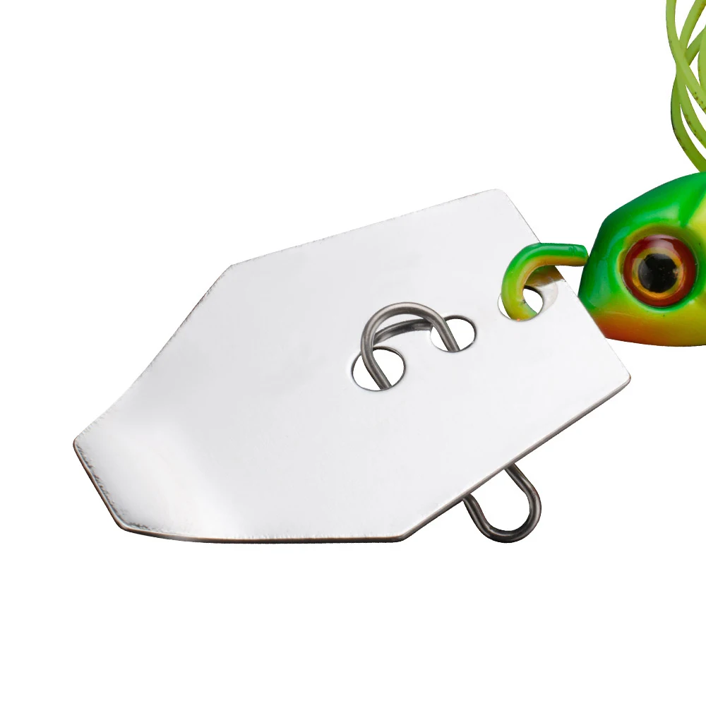Spinner Bait 7g/9g/12g/14g/21g - مراجعة Fishing Hook Weedless وسعره