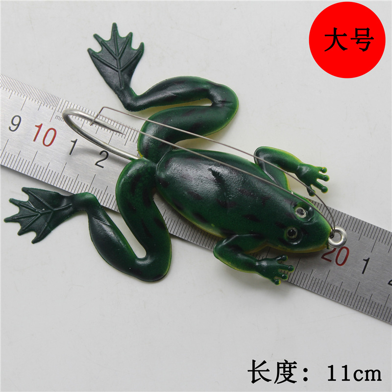 Weedless Soft Frog Lure With H - مراجعة Fishing Hook Weedless وسعره