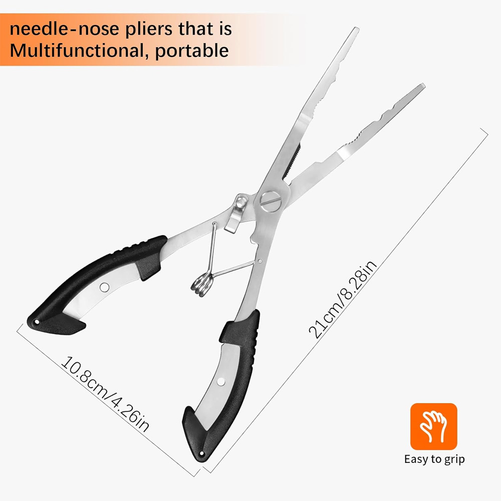 VIKINGAR 21cm Multifunctional  - مراجعة Fishing Hook Remover وسعره