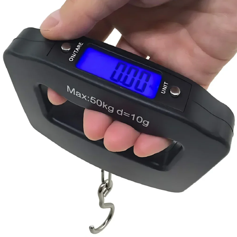 50kg/10g Travel Luggage Scale  - مراجعة Fishing Hook وسعره