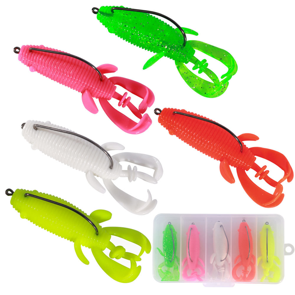 Floating Soft Frog Bait Reinfo - مراجعة Fishing Hook Weedless وسعره