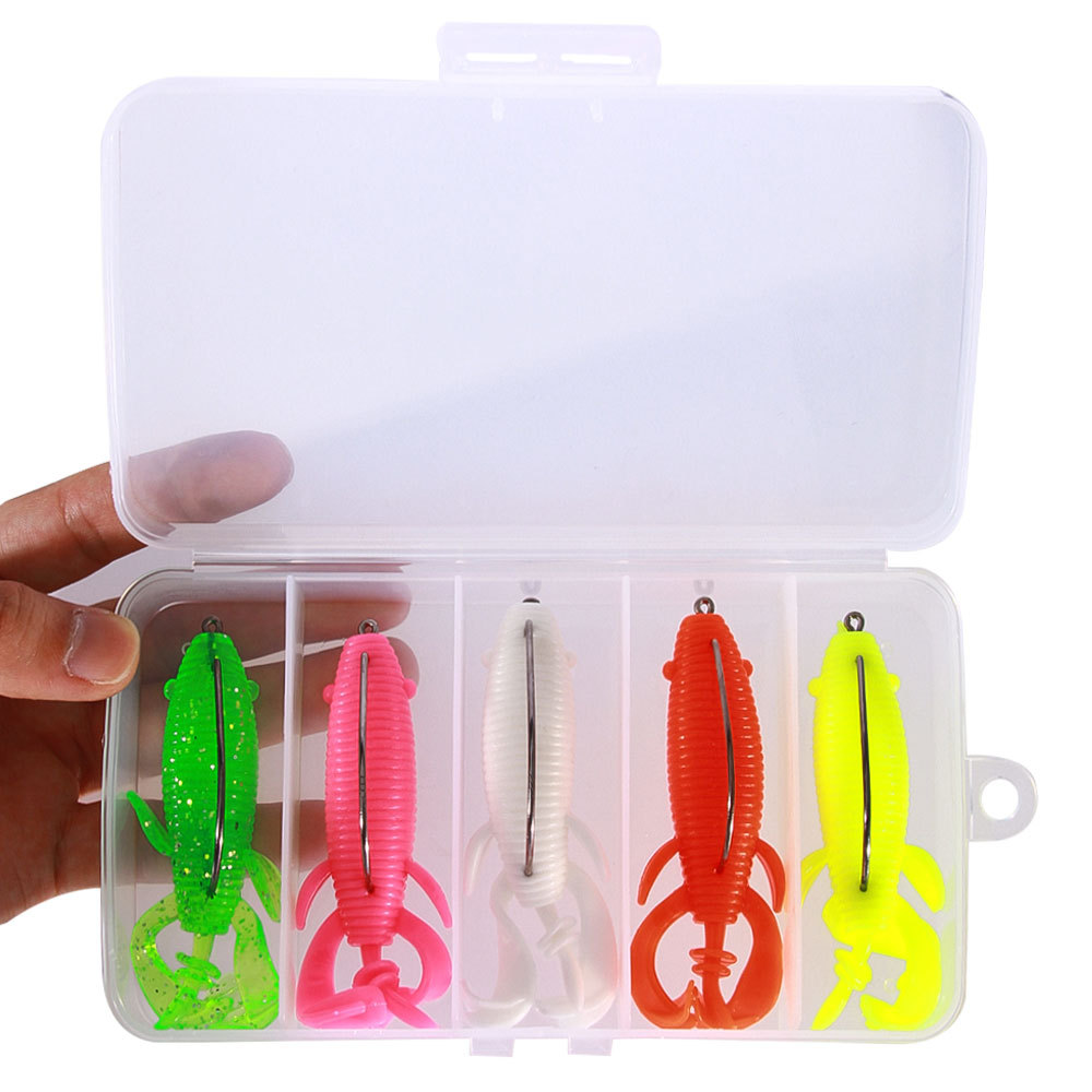 Floating Soft Frog Bait Reinfo - مراجعة Fishing Hook Weedless وسعره