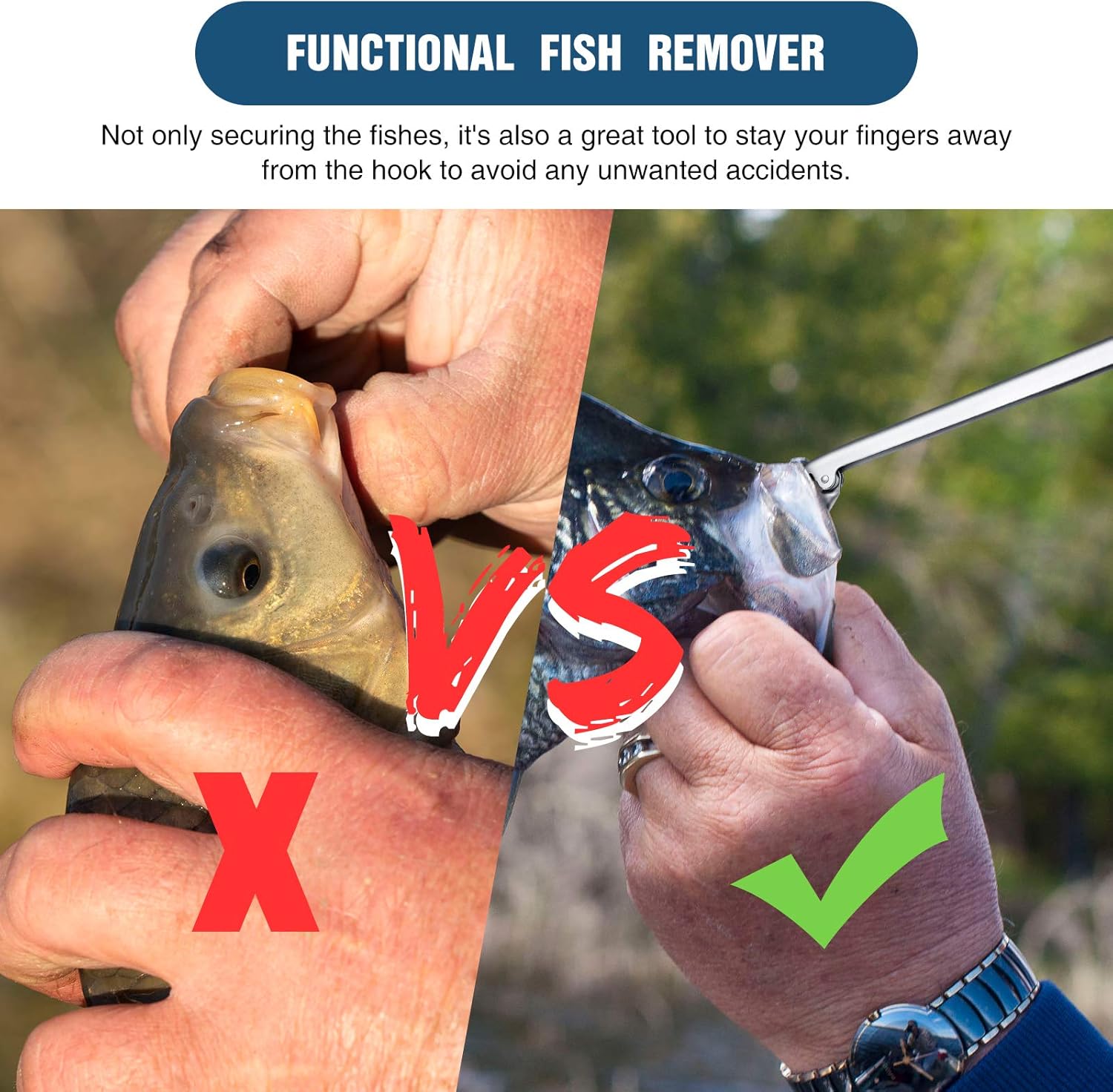 2 Pieces Stainless Steel Fish  - مراجعة Fishing Hook وسعره