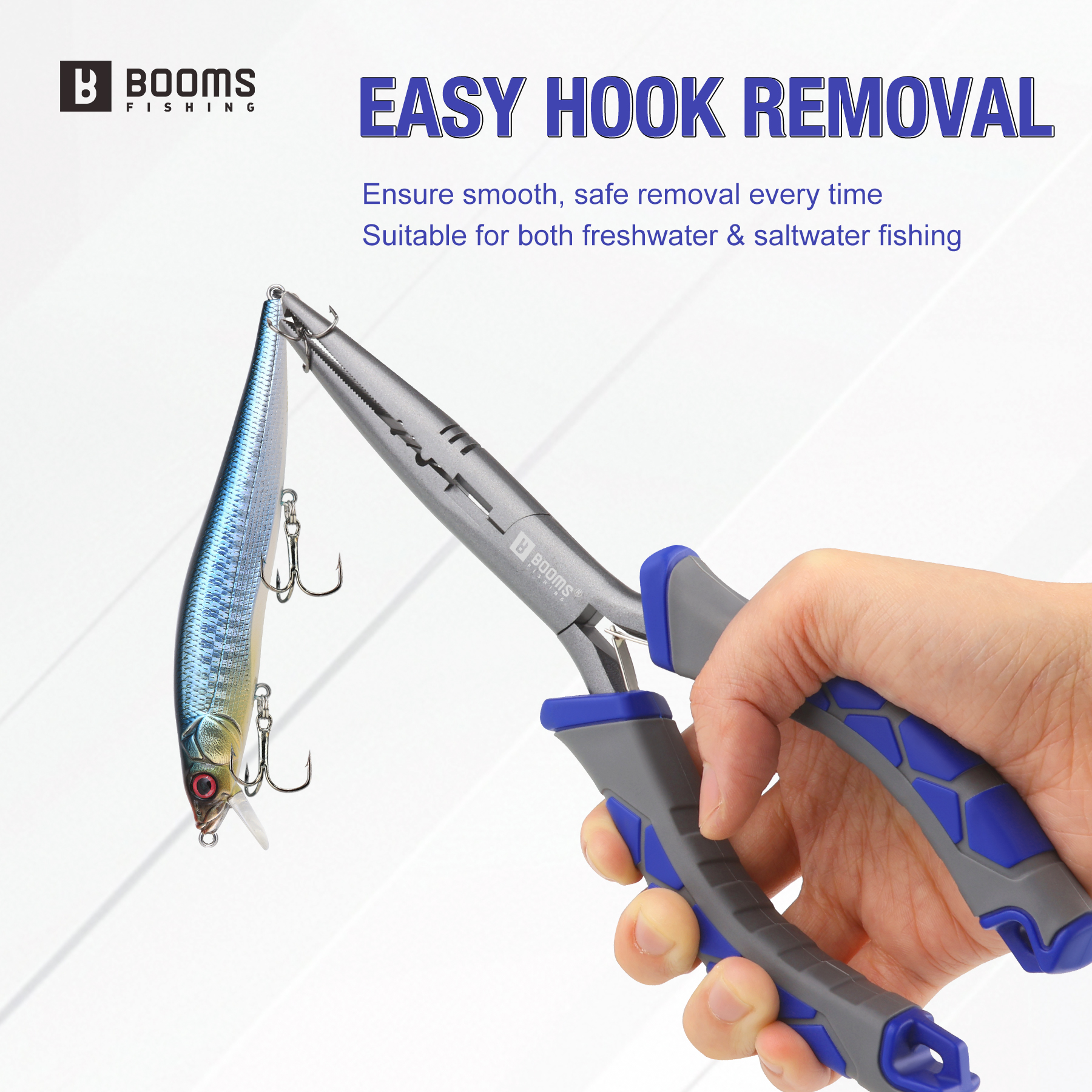 Booms Fishing 23cm Pliers and  - مراجعة Fishing Hook Sharpener وسعره