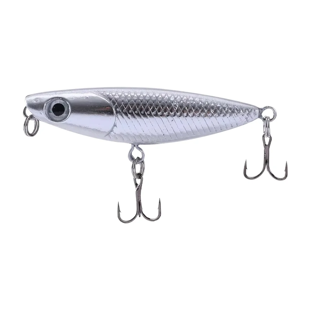 45mm 1.9g 1pcs Zigzag Dog Penc - مراجعة Fishing Hook Treble وسعره