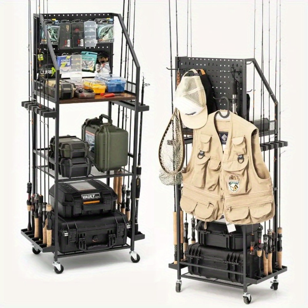 Fishing Rod Holders for Garage - مراجعة Fishing Hook Box وسعره