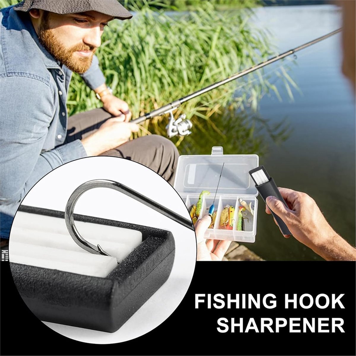 Fishing Hook Sharpener - Compa - مراجعة Fishing Hook Sharpener وسعره