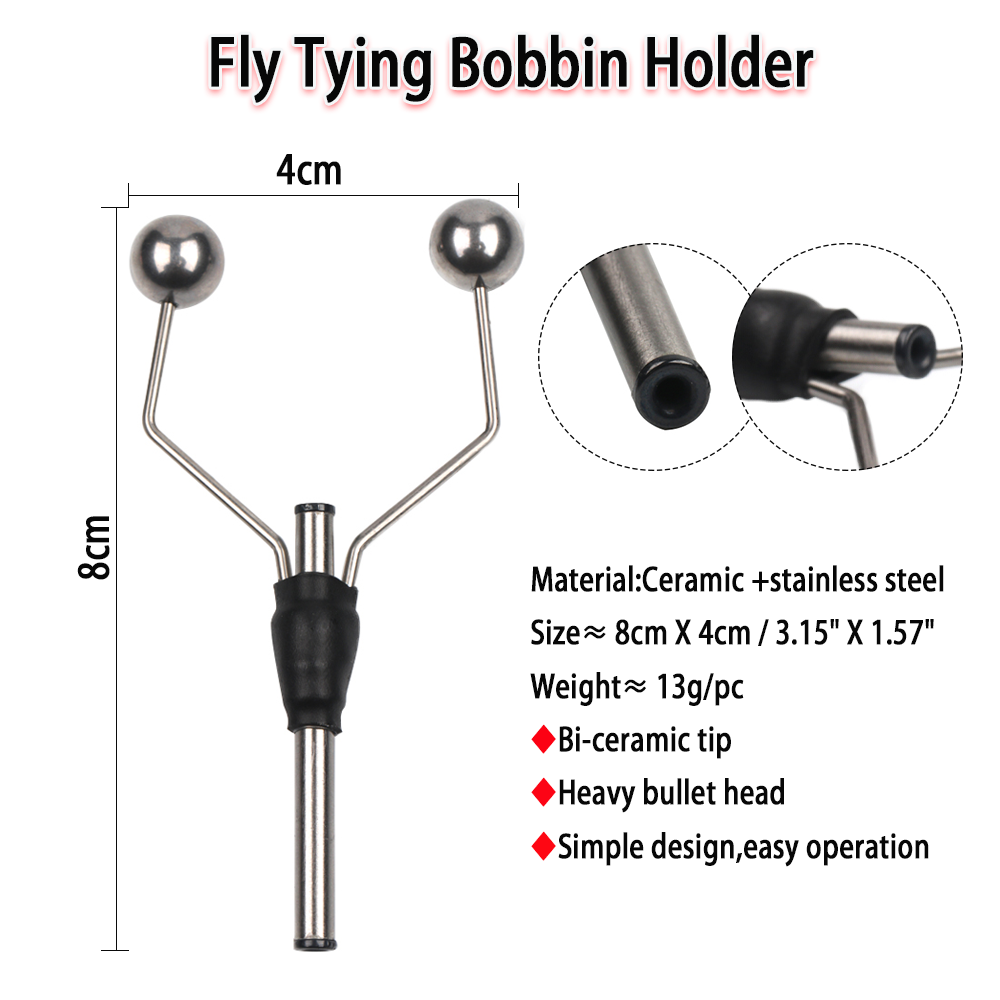 Vampfly Bi-Ceramic Tip Bobbin  - مراجعة Fishing Hook Stainless Steel وسعره