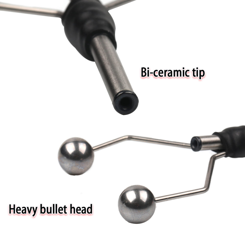 Vampfly Bi-Ceramic Tip Bobbin  - مراجعة Fishing Hook Stainless Steel وسعره