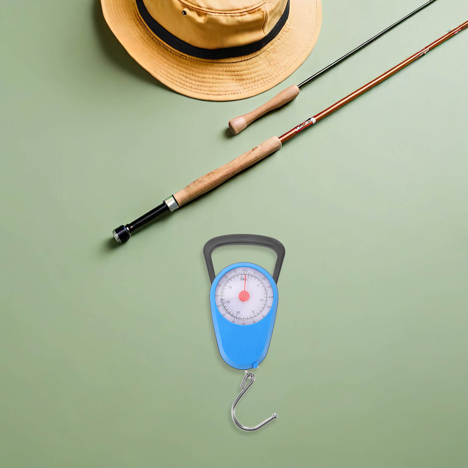 Portable Spring Scale 20Kg 44L - مراجعة Fishing Hook وسعره