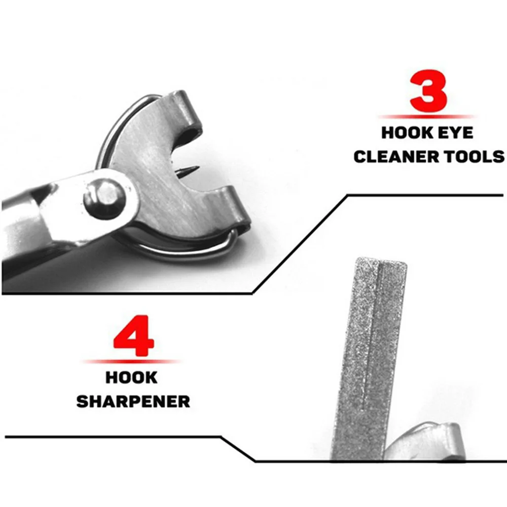 FLYSAND 4-in-1 Quick Tie Nail  - مراجعة Fishing Hook Sharpener وسعره