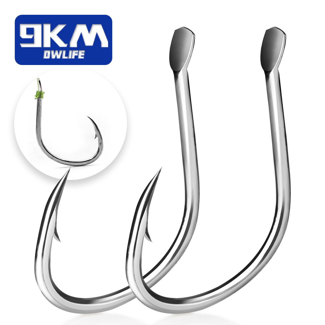 9KM Live Bait Hooks Saltwater  - مراجعة Fishing Hook Circle وسعره