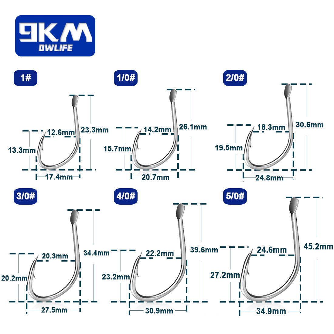 9KM Live Bait Hooks Saltwater  - مراجعة Fishing Hook Circle وسعره
