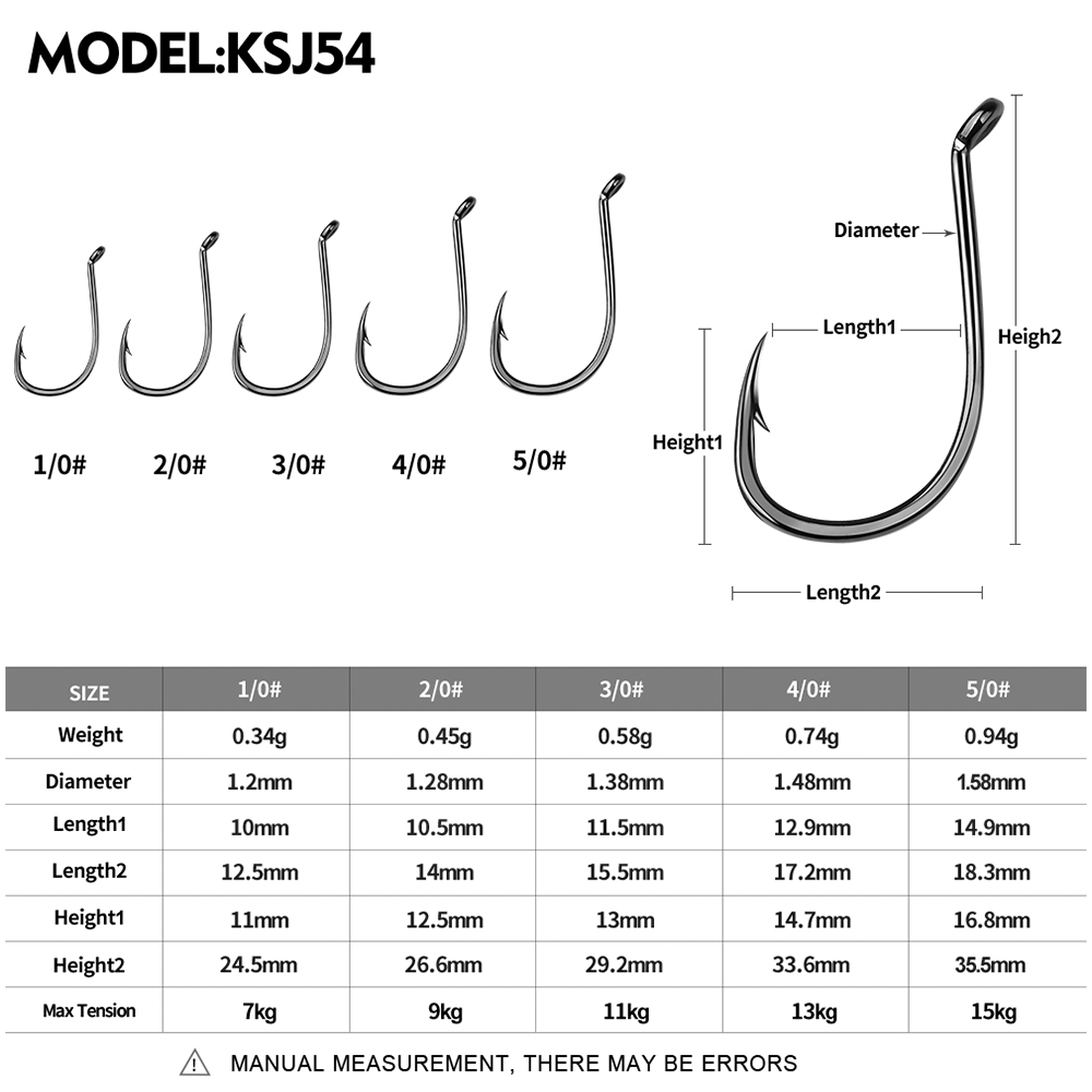 KATYUSHA  100PCS J Hooks 1/0-2 - مراجعة Fishing Hook Barbless وسعره